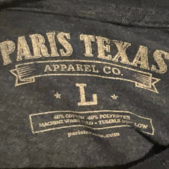 Paris Texas Men’s Blue T-shirt - Cajun Navy Blowin up the Bayou. Size Large - Picture 4 of 4